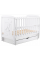 Ліжко Babyroom Умка DUMYO-3 маятник, ящик, відкидний бік бук білий 