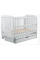 Ліжко Babyroom Умка DUMYO-3 маятник, ящик, відкидний бік бук сірий