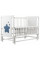 Ліжко Babyroom Зірочка Z-02 маятник, відкидний бік бук білий 