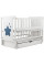 Ліжко Babyroom Зірочка Z-03 маятник, ящик, відкидний бік бук білий 