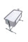 Дитяче ліжечко CARRELLO Luna CRL-16501 Carbon Grey /1/
